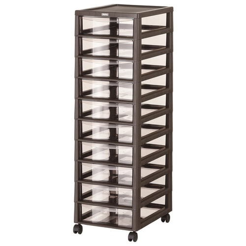 書類ケース フロアケース アプロス ダークブラウン