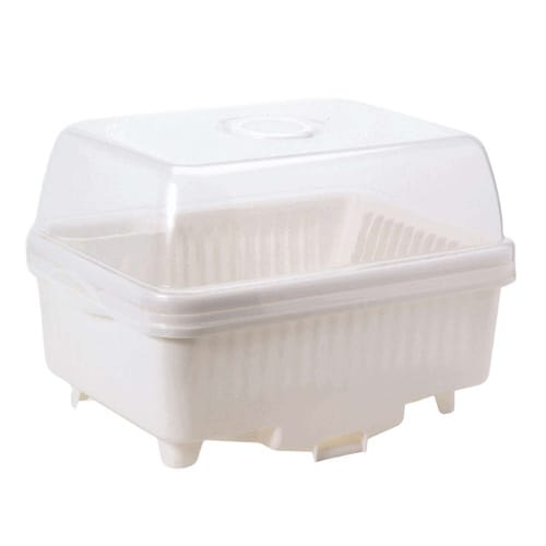 水切りカゴ 皿立て 水切り 流 パールホワイト