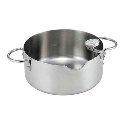 天ぷら鍋 20cm IH対応 ステンレス製