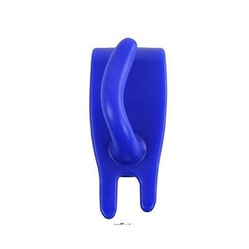 フック ねこ キーテール バッグインフック ブルー