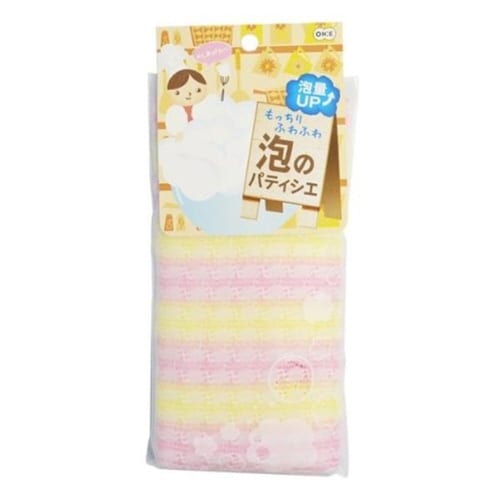 ボディタオル 泡のパティシエ ピンク