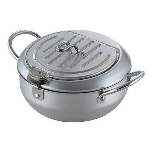 天ぷら鍋 20cm IH対応 味楽亭 鉄製