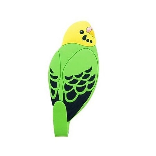 マグネットフック 鳥 フック セキセイインコ緑