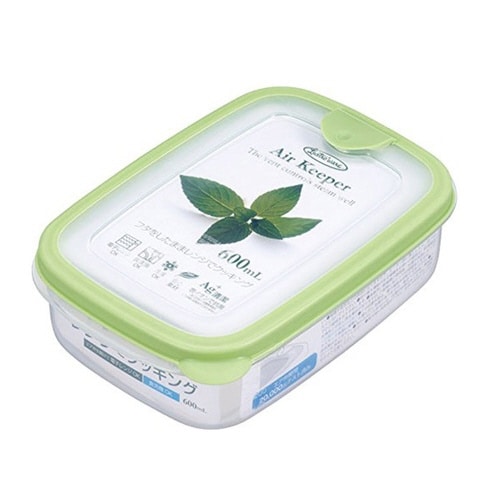 保存容器 エアーキーパー 600ml グリーン