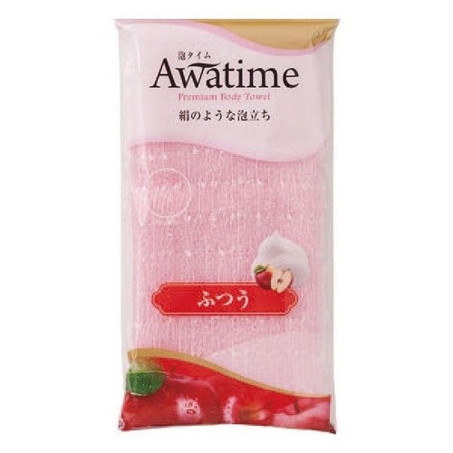 ボディタオル 泡タイム ふつう ピンク