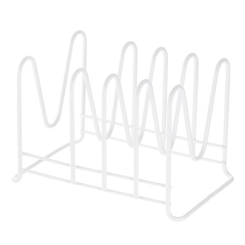 グラススタンド フライパンスタンド ホワイト