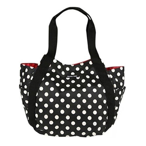 マザーズバッグ ポルカブラック
