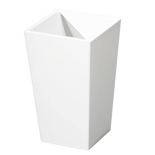 ゴミ箱 5.5L 角型 ふた付き ホワイト