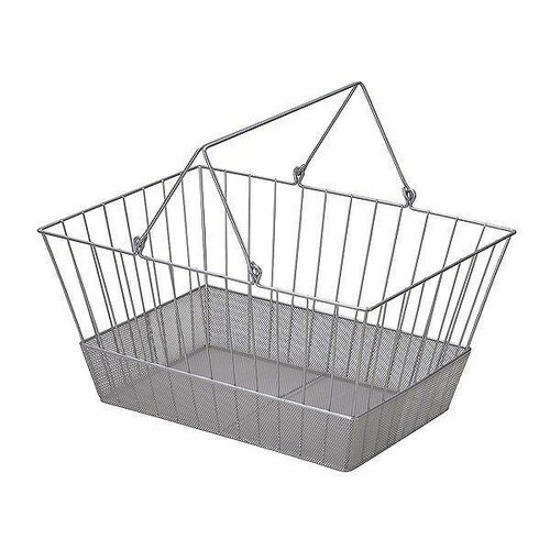 ワイヤーバスケット 持ち手付き 約