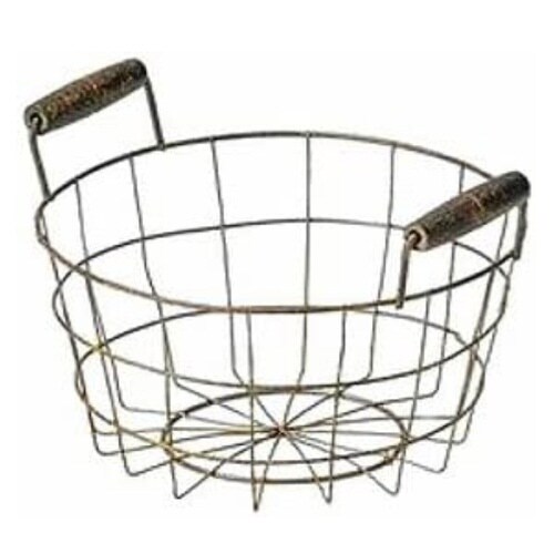 ワイヤーバスケット アンティーク風 約
