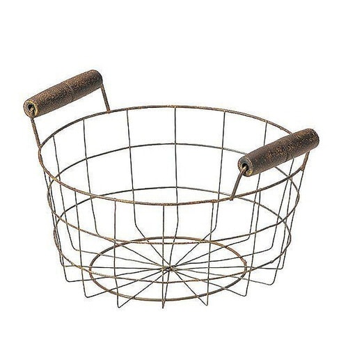 ワイヤーバスケット アンティーク風 約