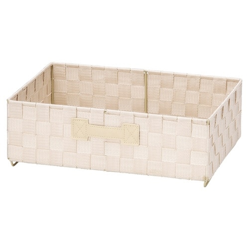 収納ボックス 横型 1/2サイズ ベージュ