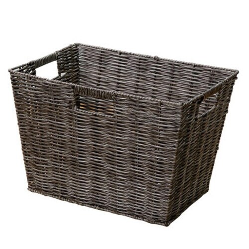 バスケット 収納ボックス 約 ブラウン