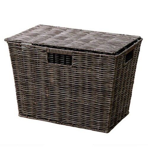 バスケット 収納ボックス 約 ブラウン