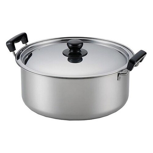 両手鍋 30cm IH対応 蓋付き 満菜