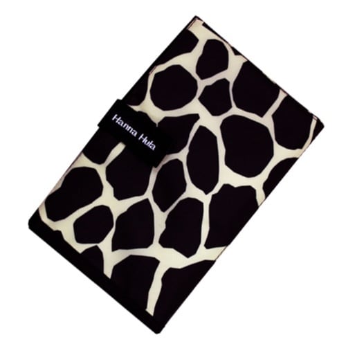 おむつ替えシート 撥水 ハンナフラ ジラフブラック