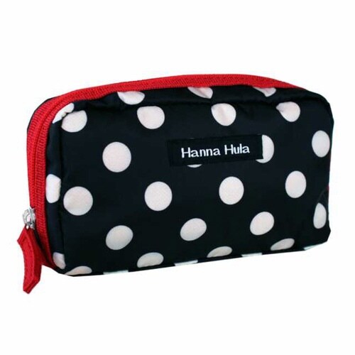 ポーチ Hanna Hula ポルカブラック