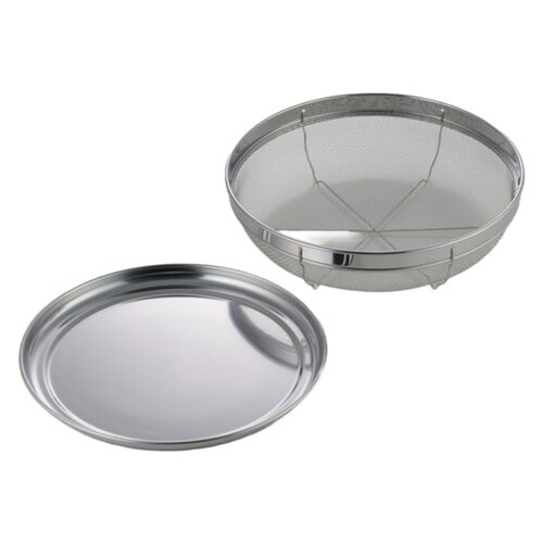 ザル&トレー2点セット 25cm 食道楽