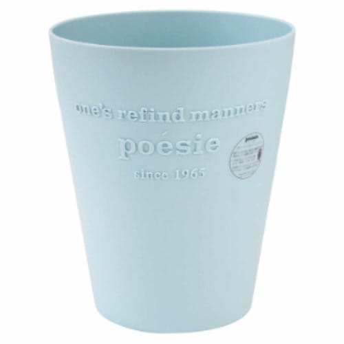 ゴミ箱 ポエジー 10L フタなし ライトブルー