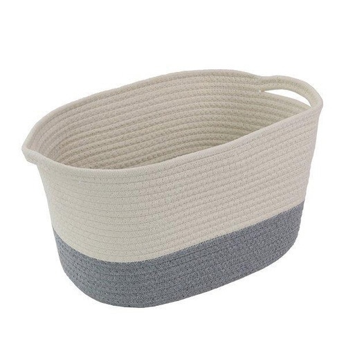 収納 バスケット やわらかバスケット グレー