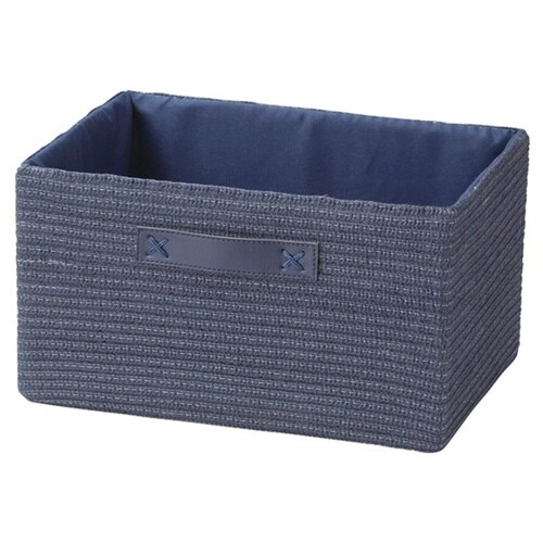バスケット コットン 深型 ネイビー
