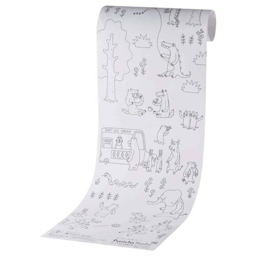 塗り絵 ペインタホリック ロール2m モリ