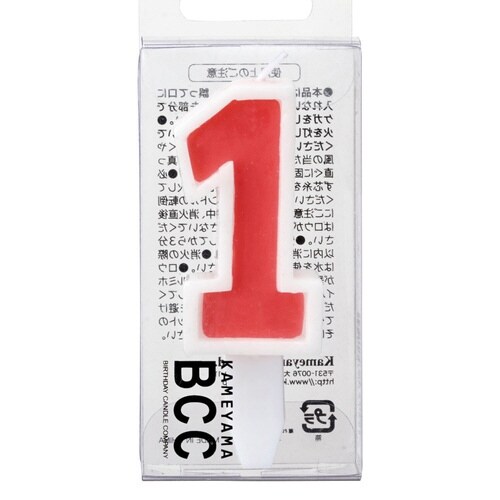 誕生日 キャンドル ナンバーキャンドルビッグ 1番