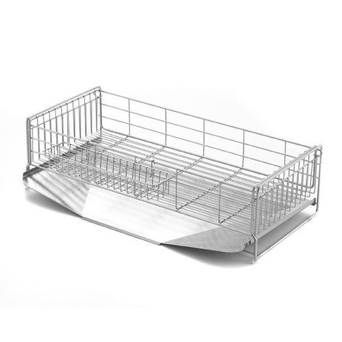 水切りラック シンクサイド 幅の広がる水切り