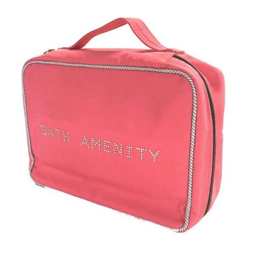 ポーチ 化粧ポーチ フック付き 小物入れ ピンク