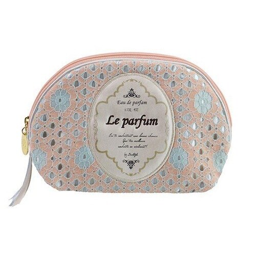 ポーチ ラウンドファスナー コスメポーチ ピンク