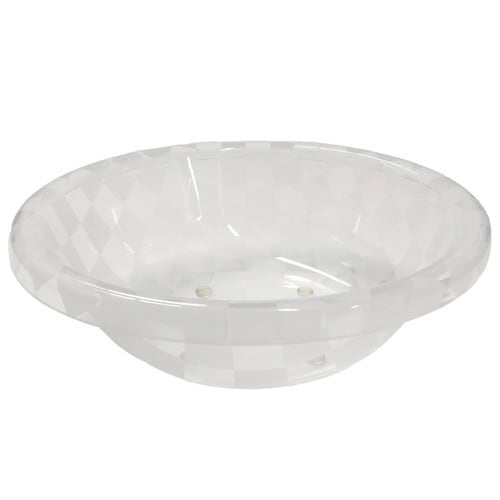 洗面器 風呂桶 湯おけ チェッカー アイボリー