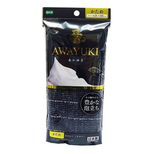 ボディタオル オーエ あわゆき ナイロンタオル