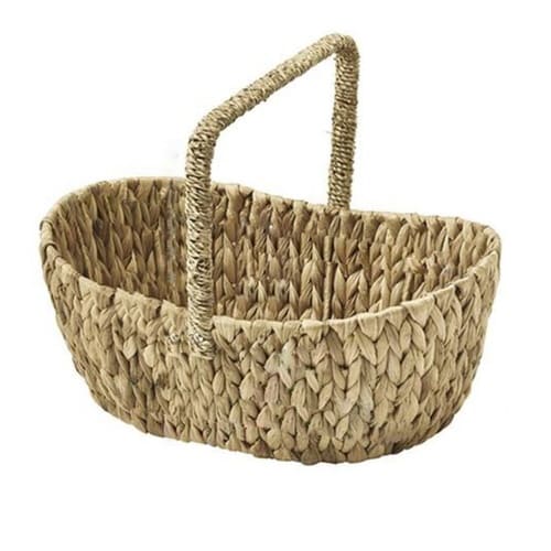 収納 バスケット ウォーターヒヤシンスト 楕円形