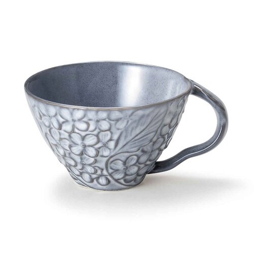 スープカップ 330ml リアン 磁器 グレー