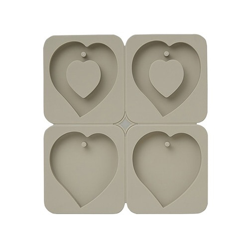 アロマワックスサシェ モールド 2ハート