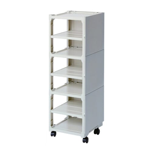 シューズラック 6段 カクストレージ ベージュ