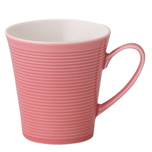 マグカップ 317ml オービット 磁器 ピンク