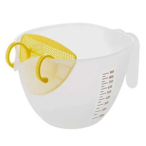 ボウル こし器付き たまごこしボウル イエロー