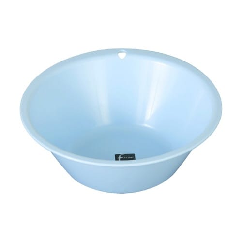 湯おけ フロート 湯桶フック穴付き おけ ブルー