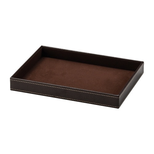 小物トレー 長方形 トレー レザー風