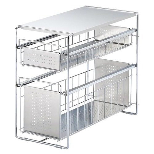 シンク下収納 シンク下スライド収納 2段