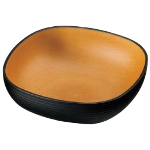 ボウル 14cm スクエア プラスチック ブラック