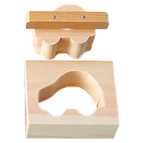 物相型 木製 ひのき お弁当グッズ うさぎ くるま