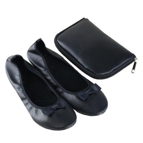 携帯スリッパ レ プリエ クラシック ブラック L