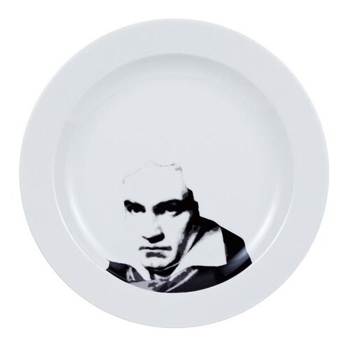 プレート 24cm フェイスデッシュ ベートーベン