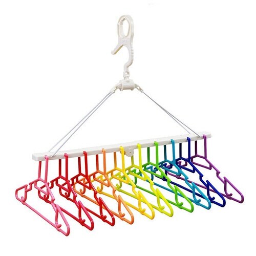 洗濯ハンガー 10連 SUNNY RAINBOW