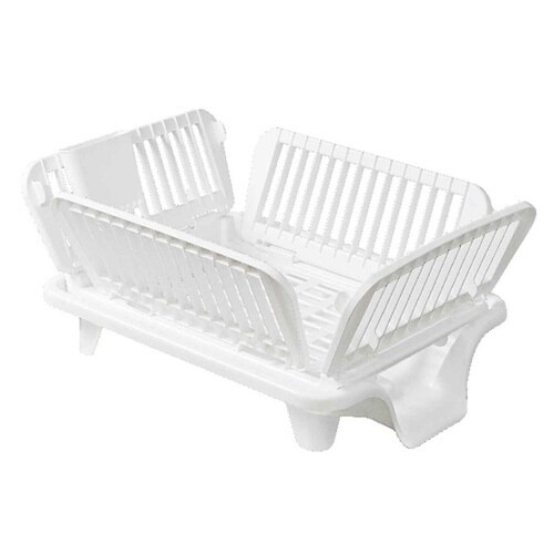 水切りかご 水が流れる たためる水切り ホワイト