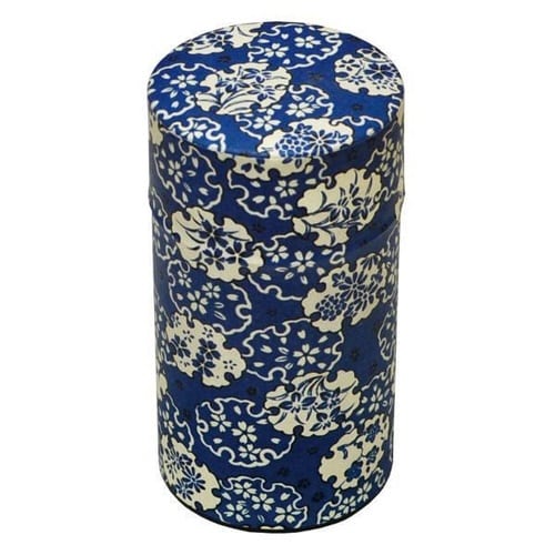 茶筒 和柄 200ml 文様 L 花雪輪