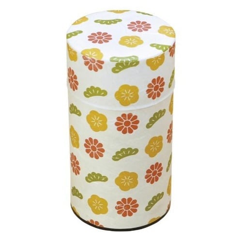 茶筒 はな 和柄 200ml ぽッ・かん 紙ごと