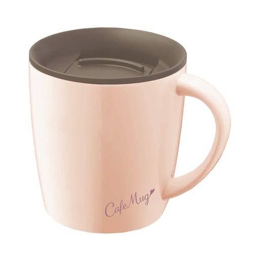 マグカップ 真空断熱 240ml フタ付き ピンク